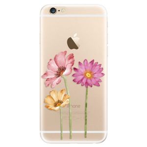 Odolné silikónové puzdro iSaprio - Three Flowers - iPhone 6/6S vyobraziť