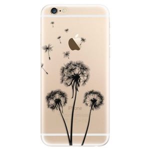 Odolné silikónové puzdro iSaprio - Three Dandelions - black - iPhone 6/6S vyobraziť