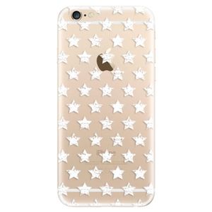 Odolné silikónové puzdro iSaprio - Stars Pattern - white - iPhone 6/6S vyobraziť