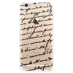 Odolné silikónové puzdro iSaprio - Handwriting 01 - black - iPhone 6/6S vyobraziť