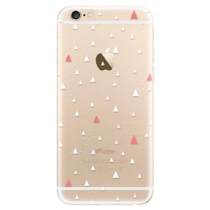 Odolné silikónové puzdro iSaprio - Abstract Triangles 02 - white - iPhone 6/6S vyobraziť