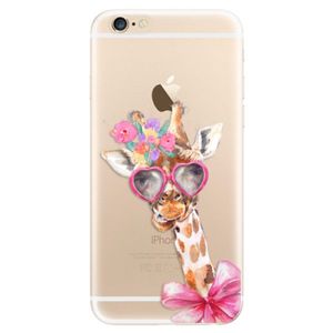 Odolné silikónové puzdro iSaprio - Lady Giraffe - iPhone 6/6S vyobraziť