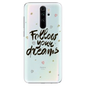 Plastové puzdro iSaprio - Follow Your Dreams - black - Xiaomi Redmi Note 8 Pro vyobraziť