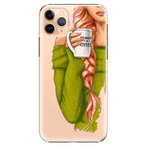 Plastové puzdro iSaprio - My Coffe and Redhead Girl - iPhone 11 Pro Max vyobraziť