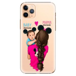 Plastové puzdro iSaprio - Mama Mouse Brunette and Boy - iPhone 11 Pro Max vyobraziť