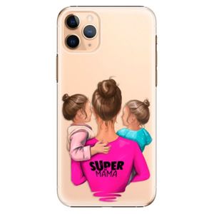 Plastové puzdro iSaprio - Super Mama - Two Girls - iPhone 11 Pro Max vyobraziť
