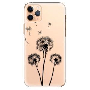 Plastové puzdro iSaprio - Three Dandelions - black - iPhone 11 Pro Max vyobraziť
