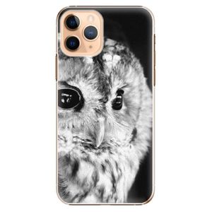 Plastové puzdro iSaprio - BW Owl - iPhone 11 Pro vyobraziť