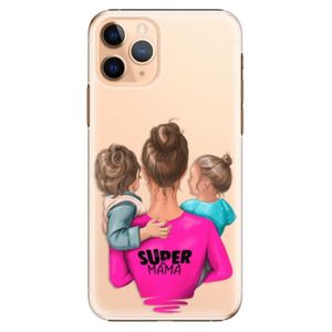 Plastové puzdro iSaprio - Super Mama - Boy and Girl - iPhone 11 Pro vyobraziť