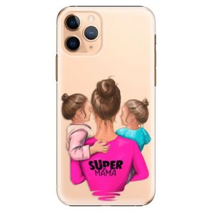 Plastové puzdro iSaprio - Super Mama - Two Girls - iPhone 11 Pro vyobraziť