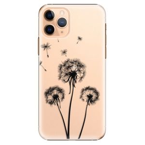 Plastové puzdro iSaprio - Three Dandelions - black - iPhone 11 Pro vyobraziť