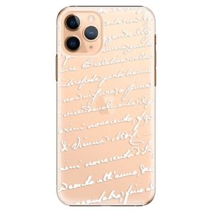 Plastové puzdro iSaprio - Handwriting 01 - white - iPhone 11 Pro vyobraziť