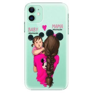 Plastové puzdro iSaprio - Mama Mouse Brunette and Girl - iPhone 11 vyobraziť