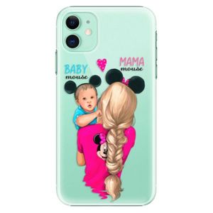 Plastové puzdro iSaprio - Mama Mouse Blonde and Boy - iPhone 11 vyobraziť