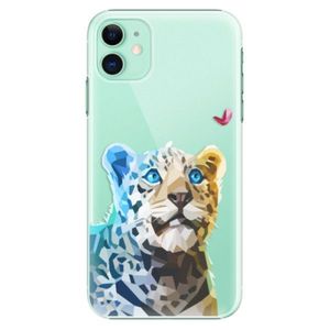 Plastové puzdro iSaprio - Leopard With Butterfly - iPhone 11 vyobraziť