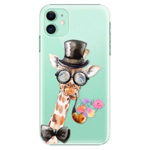 Plastové puzdro iSaprio - Sir Giraffe - iPhone 11 vyobraziť