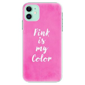 Plastové puzdro iSaprio - Pink is my color - iPhone 11 vyobraziť