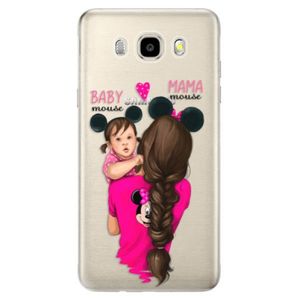 Odolné silikónové puzdro iSaprio - Mama Mouse Brunette and Girl - Samsung Galaxy J5 2016 vyobraziť