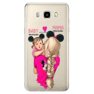 Odolné silikónové puzdro iSaprio - Mama Mouse Blond and Girl - Samsung Galaxy J5 2016 vyobraziť