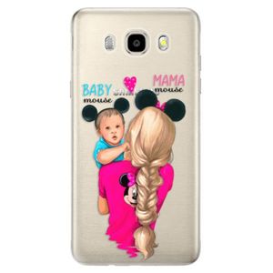 Odolné silikónové puzdro iSaprio - Mama Mouse Blonde and Boy - Samsung Galaxy J5 2016 vyobraziť