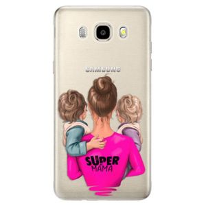 Odolné silikónové puzdro iSaprio - Super Mama - Two Boys - Samsung Galaxy J5 2016 vyobraziť