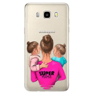 Odolné silikónové puzdro iSaprio - Super Mama - Two Girls - Samsung Galaxy J5 2016 vyobraziť