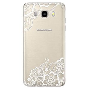 Odolné silikónové puzdro iSaprio - White Lace 02 - Samsung Galaxy J5 2016 vyobraziť