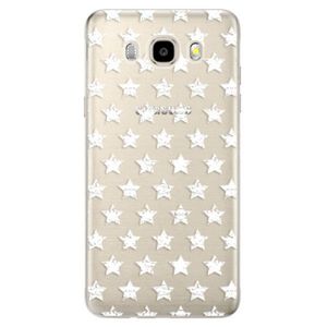 Odolné silikónové puzdro iSaprio - Stars Pattern - white - Samsung Galaxy J5 2016 vyobraziť