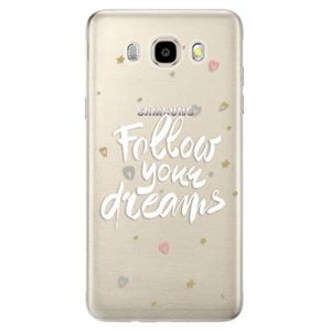Odolné silikónové puzdro iSaprio - Follow Your Dreams - white - Samsung Galaxy J5 2016 vyobraziť