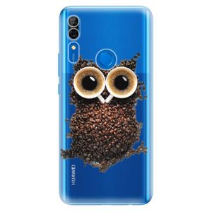 Odolné silikónové puzdro iSaprio - Owl And Coffee - Huawei P Smart Z vyobraziť
