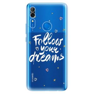 Odolné silikónové puzdro iSaprio - Follow Your Dreams - white - Huawei P Smart Z vyobraziť