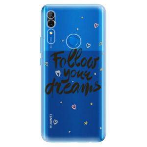 Odolné silikónové puzdro iSaprio - Follow Your Dreams - black - Huawei P Smart Z vyobraziť