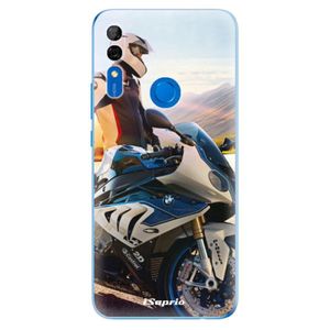 Odolné silikónové puzdro iSaprio - Motorcycle 10 - Huawei P Smart Z vyobraziť