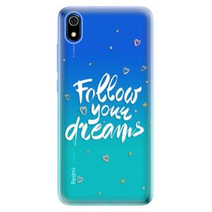 Odolné silikónové puzdro iSaprio - Follow Your Dreams - white - Xiaomi Redmi 7A vyobraziť