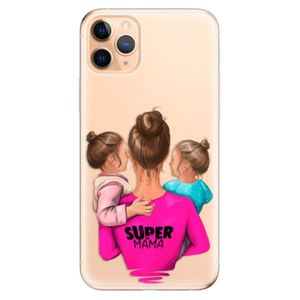 Odolné silikónové puzdro iSaprio - Super Mama - Two Girls - iPhone 11 Pro Max vyobraziť