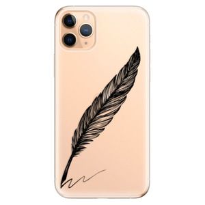Odolné silikónové puzdro iSaprio - Writing By Feather - black - iPhone 11 Pro Max vyobraziť