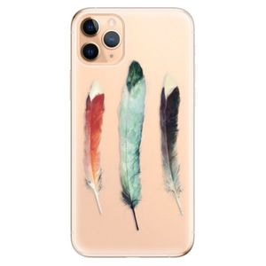 Odolné silikónové puzdro iSaprio - Three Feathers - iPhone 11 vyobraziť