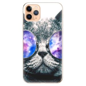 Odolné silikónové puzdro iSaprio - Galaxy Cat - iPhone 11 vyobraziť
