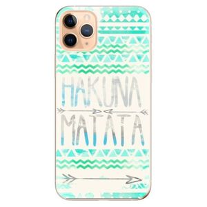 Odolné silikónové puzdro iSaprio - Hakuna Matata Green - iPhone 11 Pro Max vyobraziť