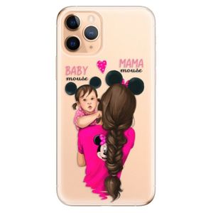 Odolné silikónové puzdro iSaprio - Mama Mouse Brunette and Girl - iPhone 11 Pro vyobraziť