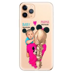 Odolné silikónové puzdro iSaprio - Mama Mouse Blonde and Boy - iPhone 11 Pro vyobraziť
