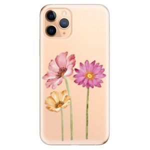 Odolné silikónové puzdro iSaprio - Three Flowers - iPhone 11 Pro vyobraziť