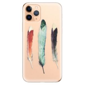 Odolné silikónové puzdro iSaprio - Three Feathers - iPhone 11 Pro vyobraziť