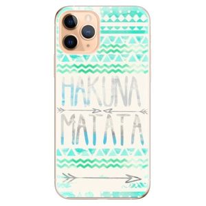 Odolné silikónové puzdro iSaprio - Hakuna Matata Green - iPhone 11 Pro vyobraziť