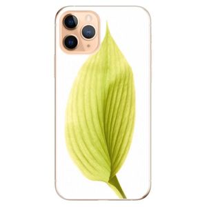 Odolné silikónové puzdro iSaprio - Green Leaf - iPhone 11 Pro vyobraziť