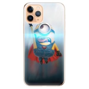 Odolné silikónové puzdro iSaprio - Mimons Superman 02 - iPhone 11 Pro vyobraziť