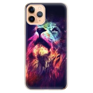 Odolné silikónové puzdro iSaprio - Lion in Colors - iPhone 11 Pro vyobraziť