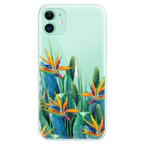 Odolné silikónové puzdro iSaprio - Exotic Flowers - iPhone 11 vyobraziť