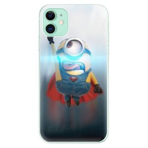 Odolné silikónové puzdro iSaprio - Mimons Superman 02 - iPhone 11 vyobraziť