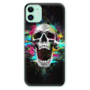Odolné silikónové puzdro iSaprio - Skull in Colors - iPhone 11 vyobraziť